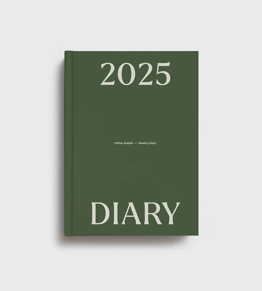 Father Rabbit 2025 Weekly Diary - Olive