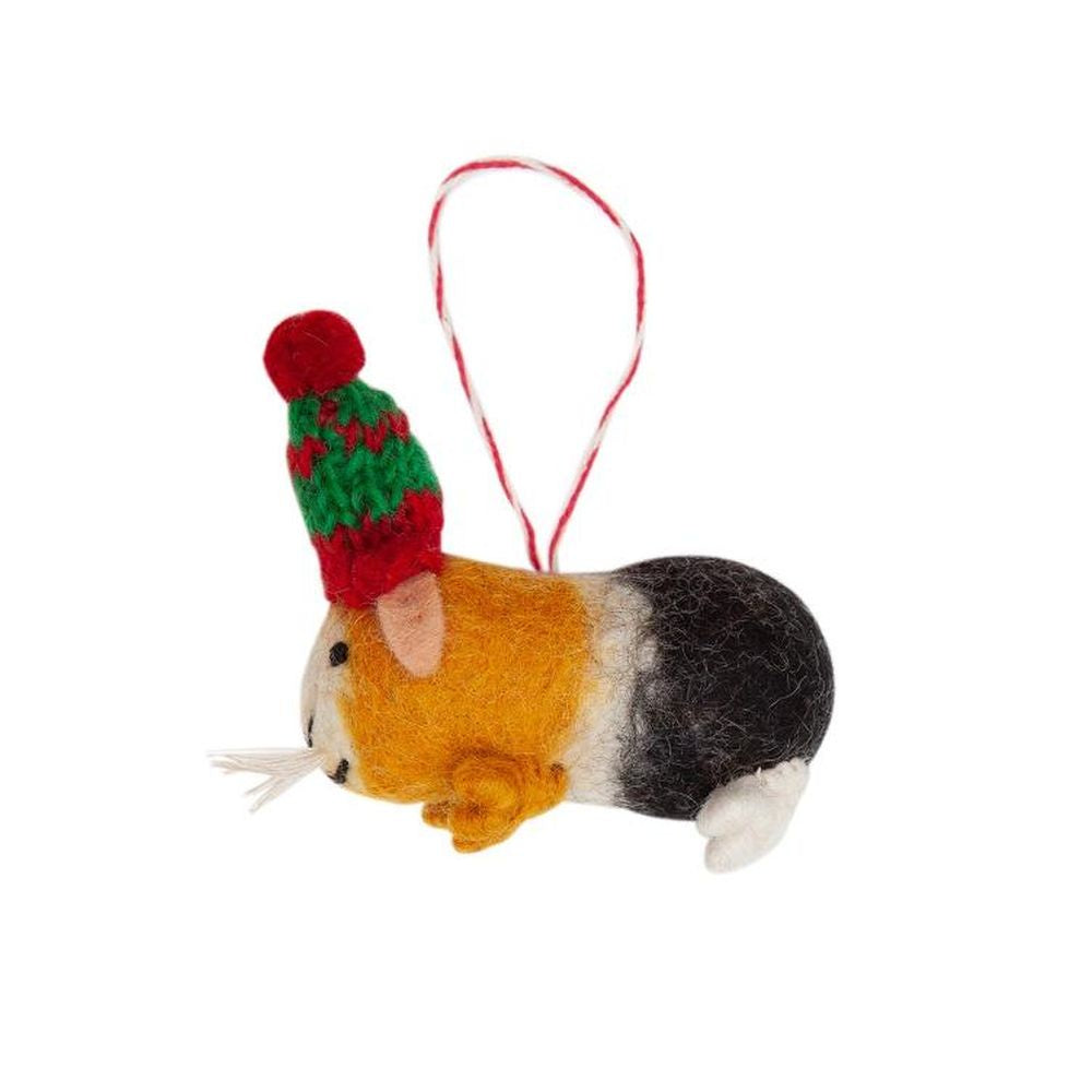 Nepalese Felted Decoration - Giles Guinea Pig