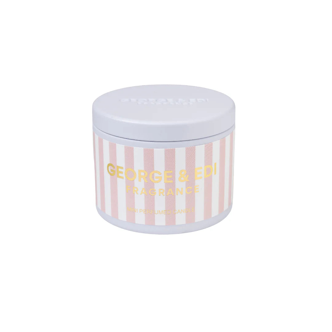 George & Edi in Bloom Tin Candle