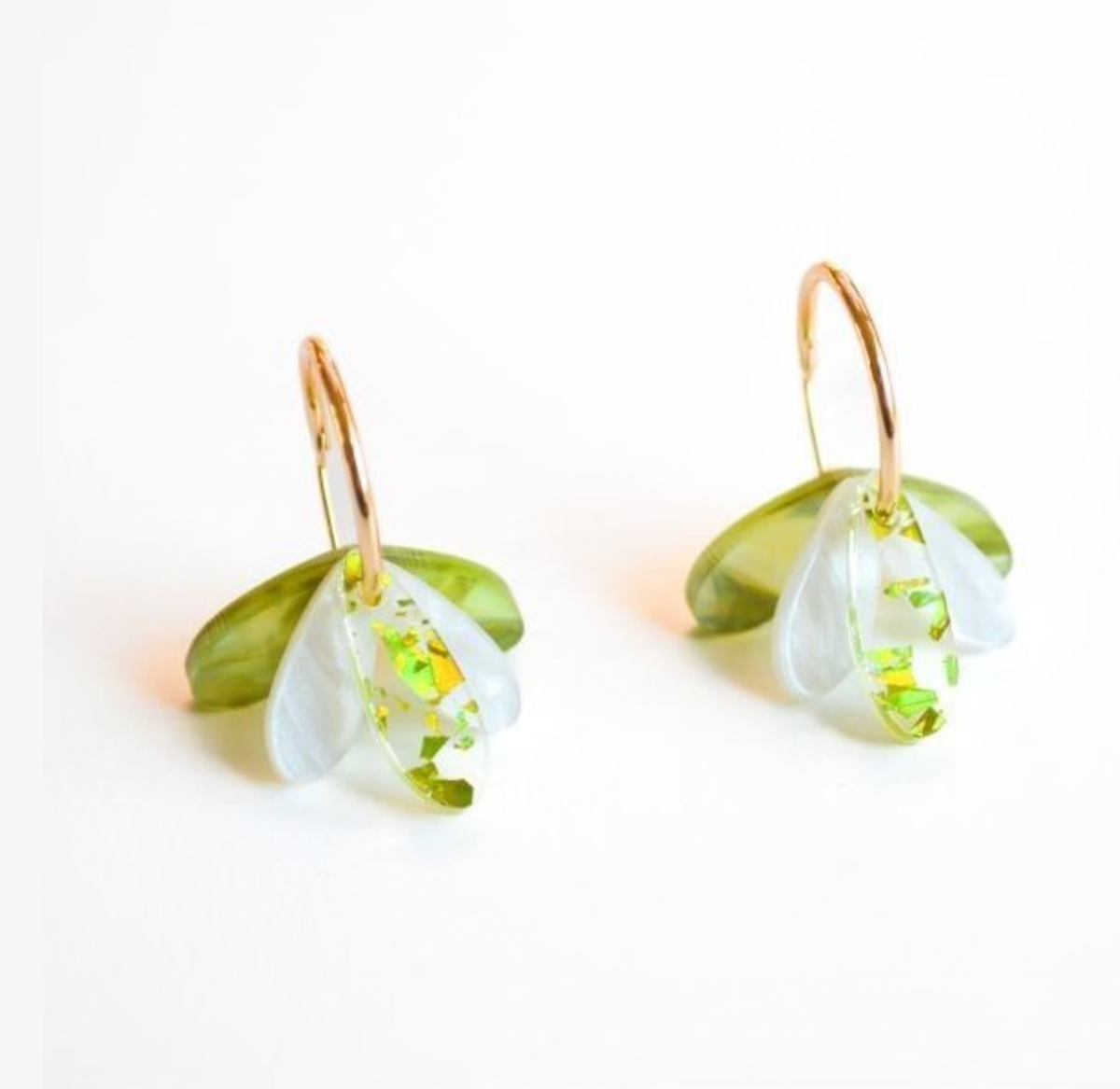 Hagen &amp; Co Happy Hour Earrings - Sage