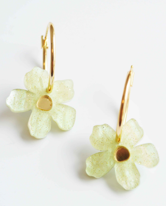 Hagen &amp; Co Wildflower Earrings - Spearmint