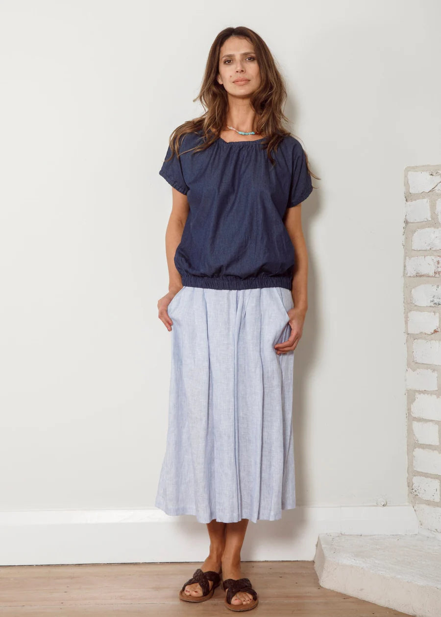 Dalston Izzy Indigo Top