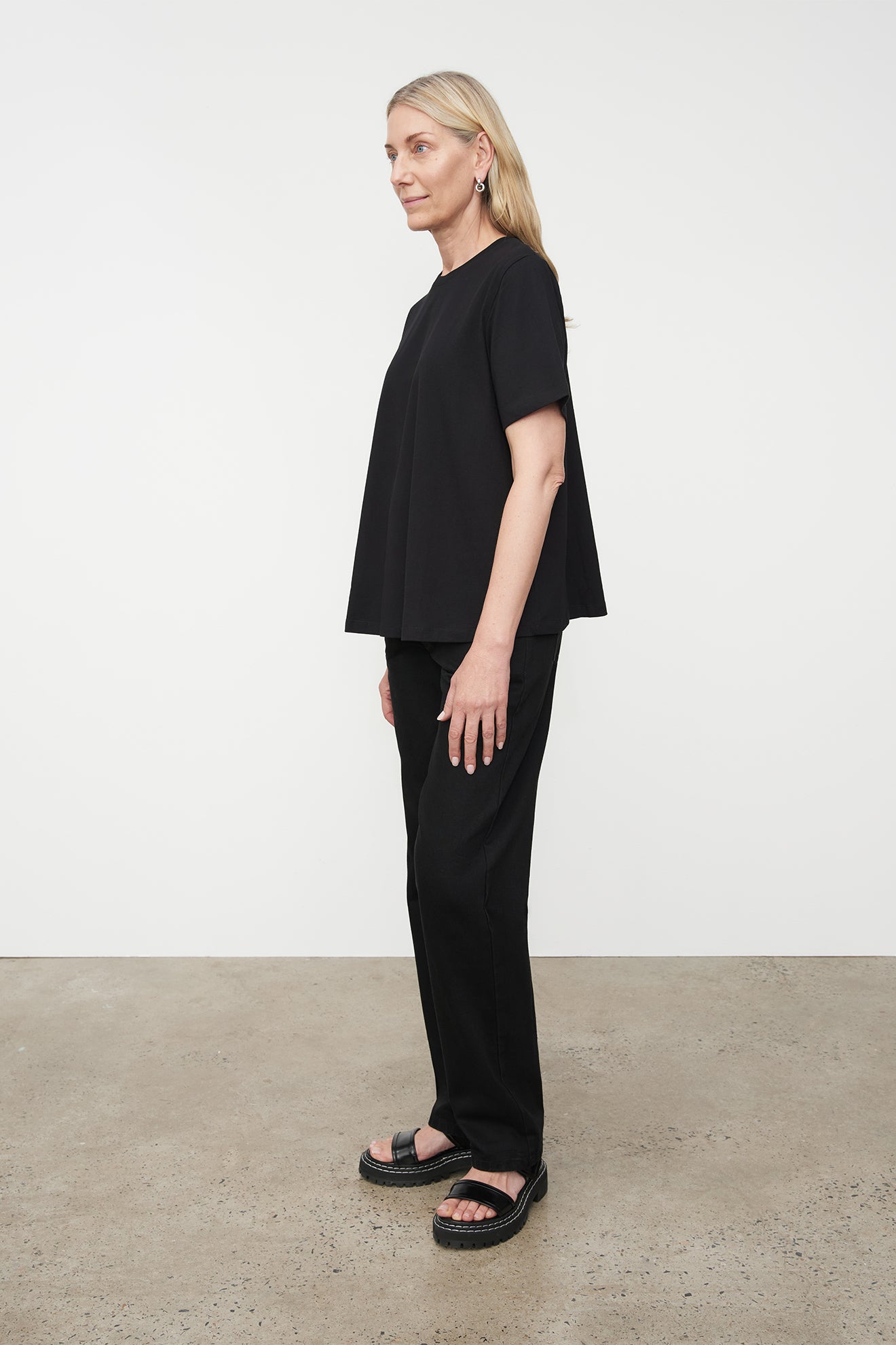 Kowtow Classic A-Line Tee - Black