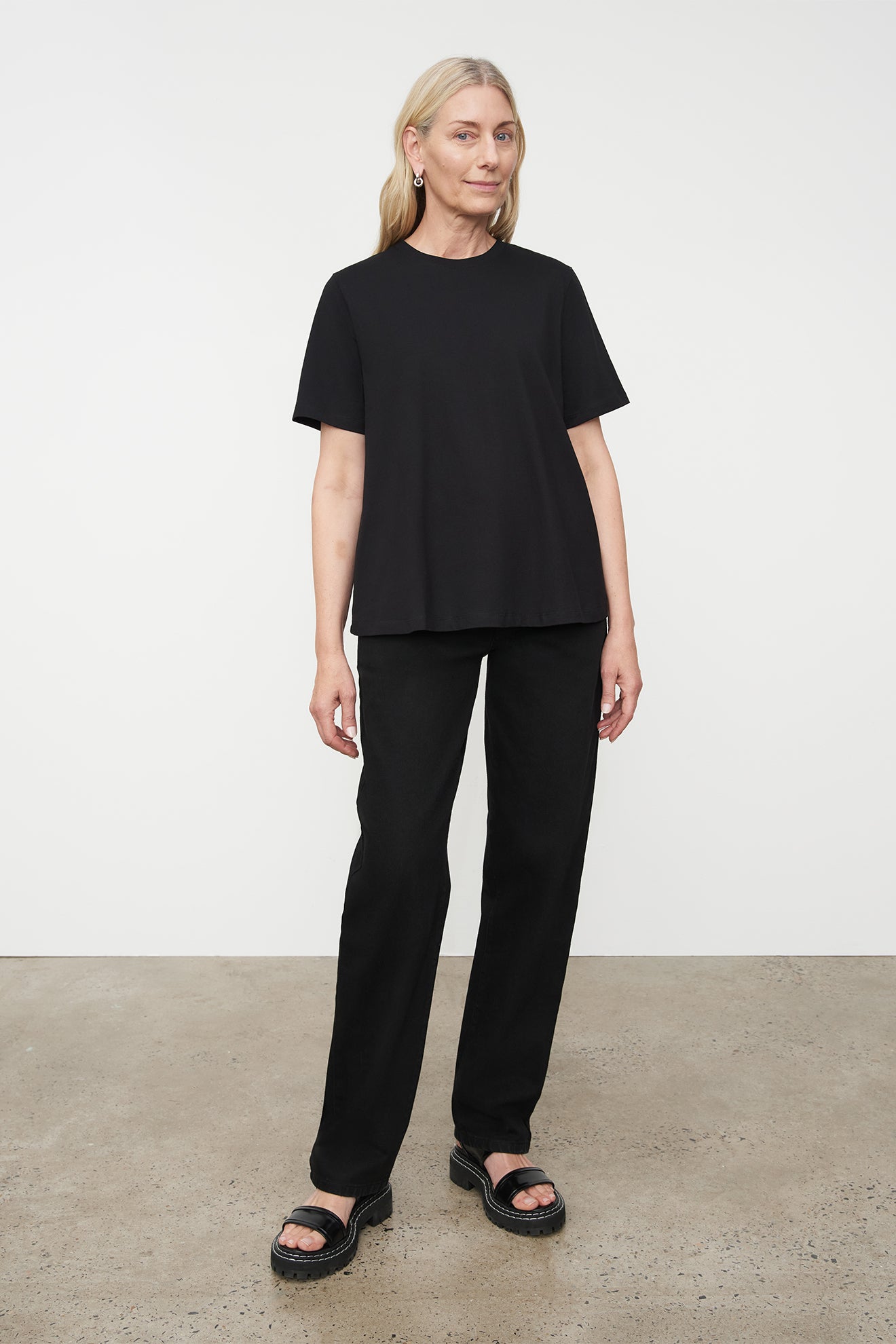 Kowtow Classic A-Line Tee - Black