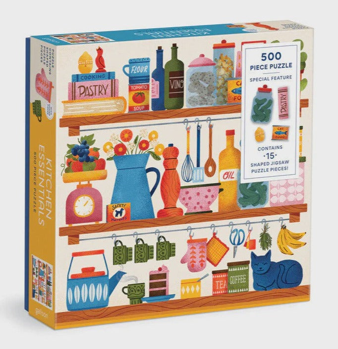 Galison Kitchen Essentails Puzzle - 500pc