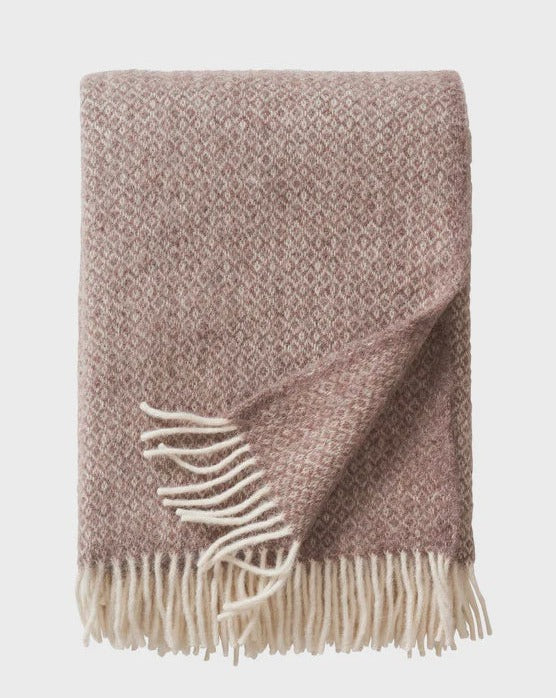 Klippan Lima Woven Lambswool Blanket - Sand