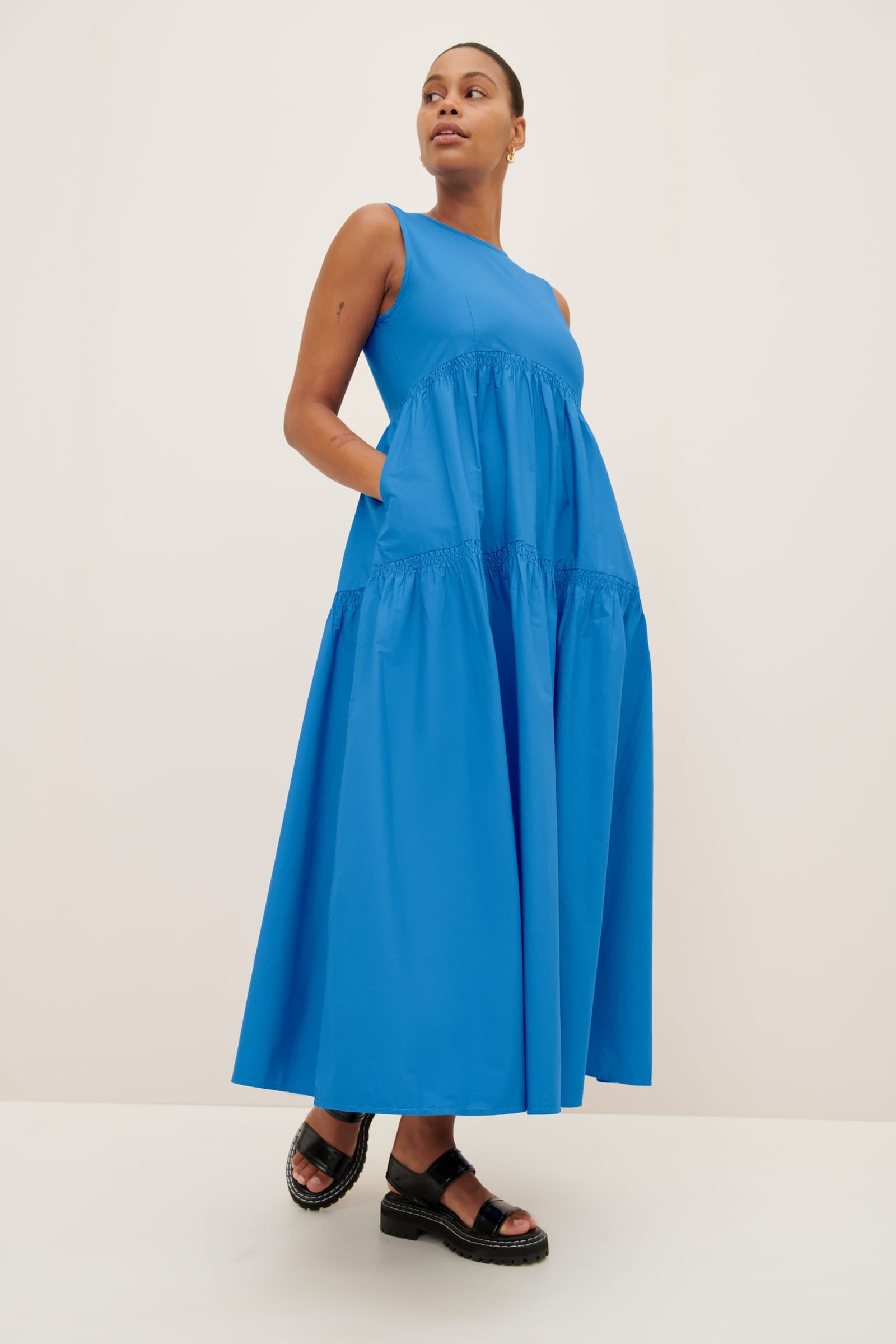 Kowtow Aurora Dress - Ocean