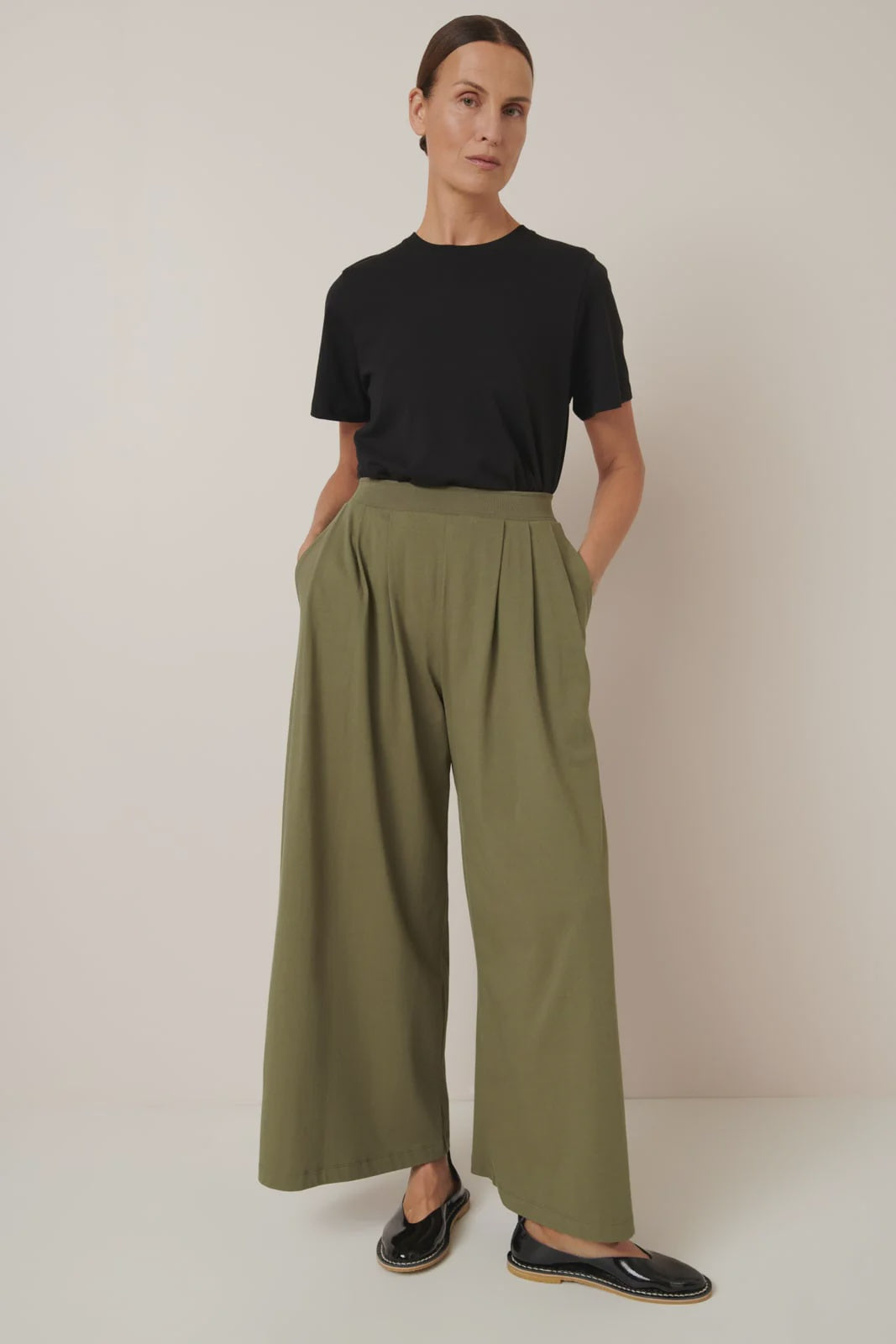 Kowtow Drape Pant - Cedar