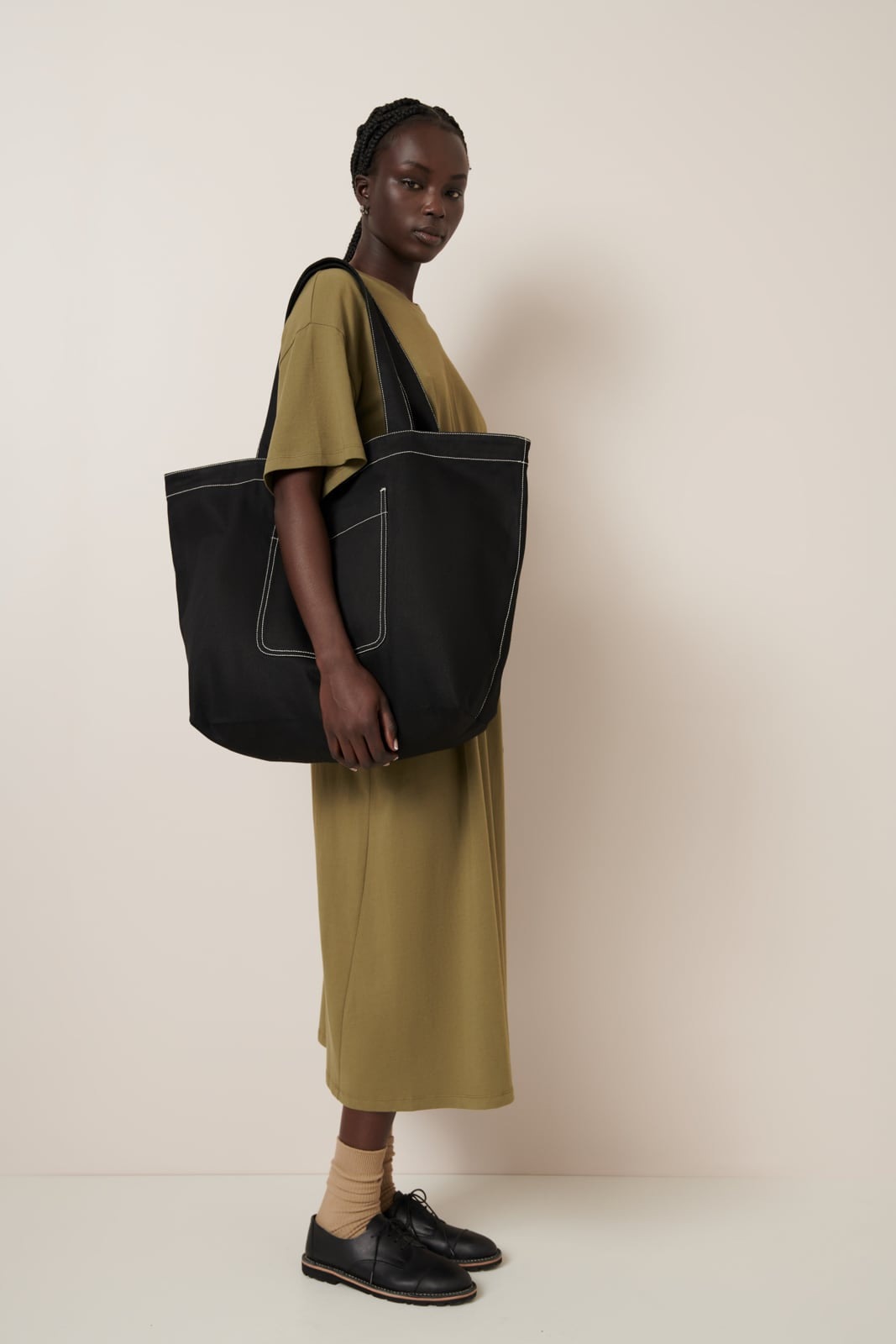 Kowtow Everyday Tote - Black Denim