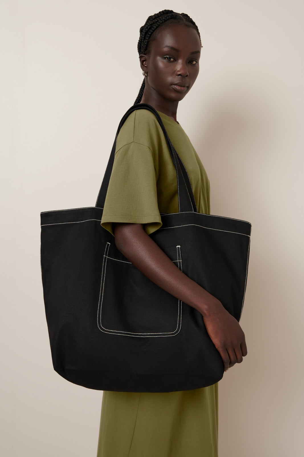 Kowtow Everyday Tote - Black Denim