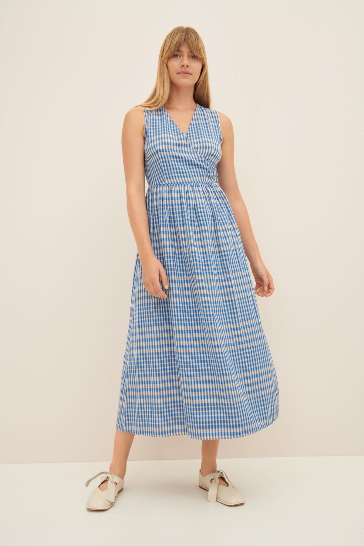 Kowtow Outline Dress - Duo Check