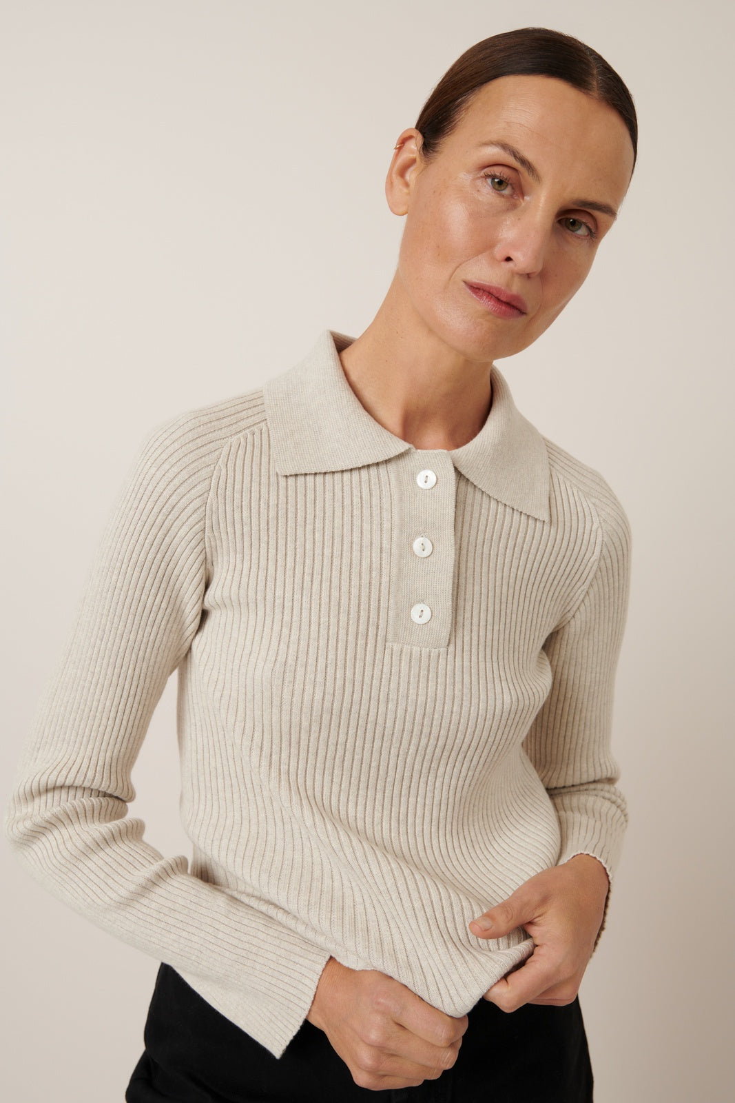 Kowtow Ridge Top - Oat Melange