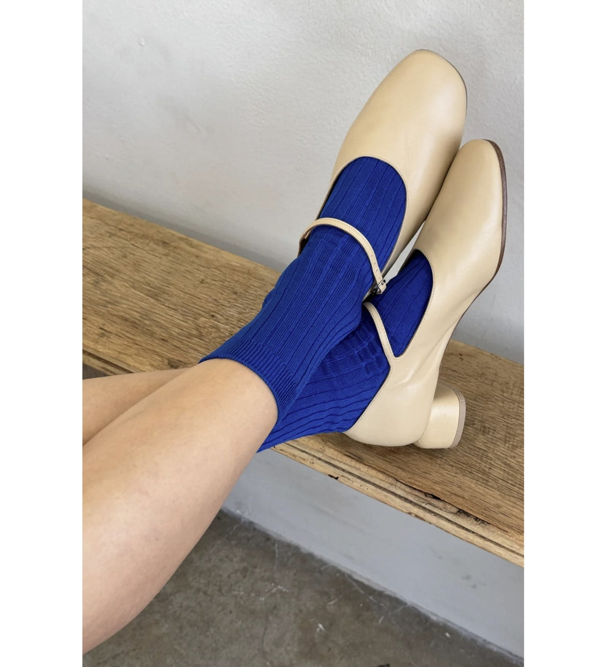 Le Bon Shoppe Her Socks - Cobalt