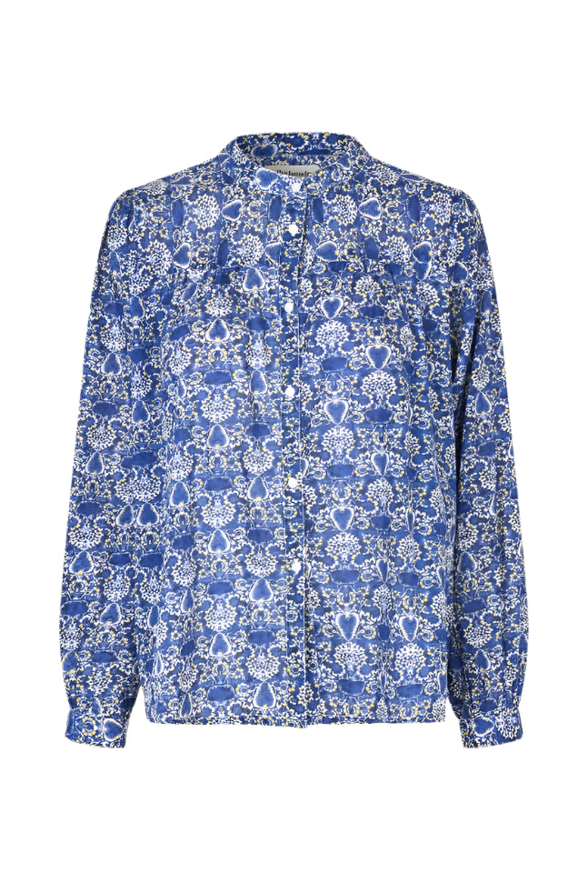 Lollys Laundry Nicky Shirt - Blue Flower