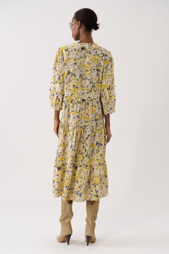 Lollys Laundry Olivia Midi Dress - Flower Print