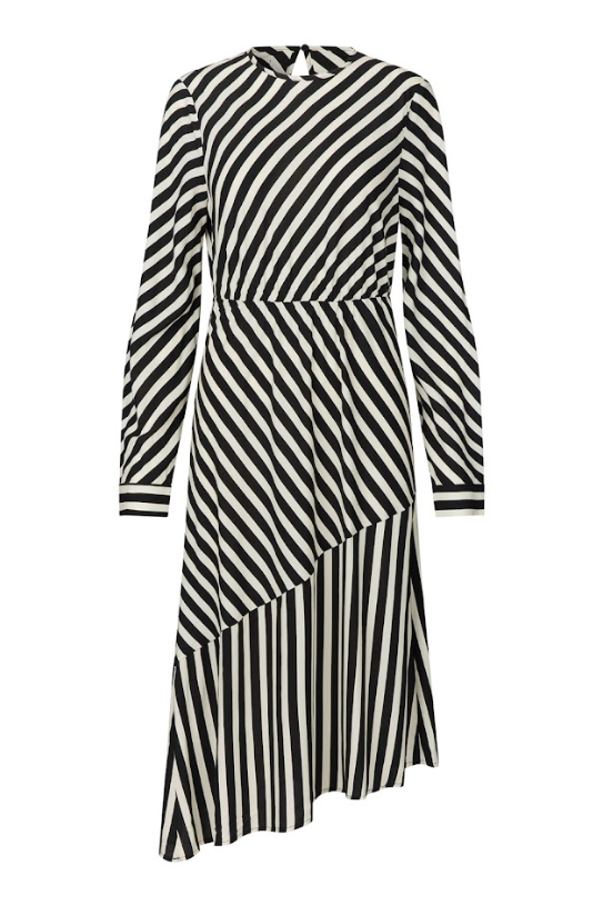 Lollys Laundry Riga Midi Dress  - Stripe