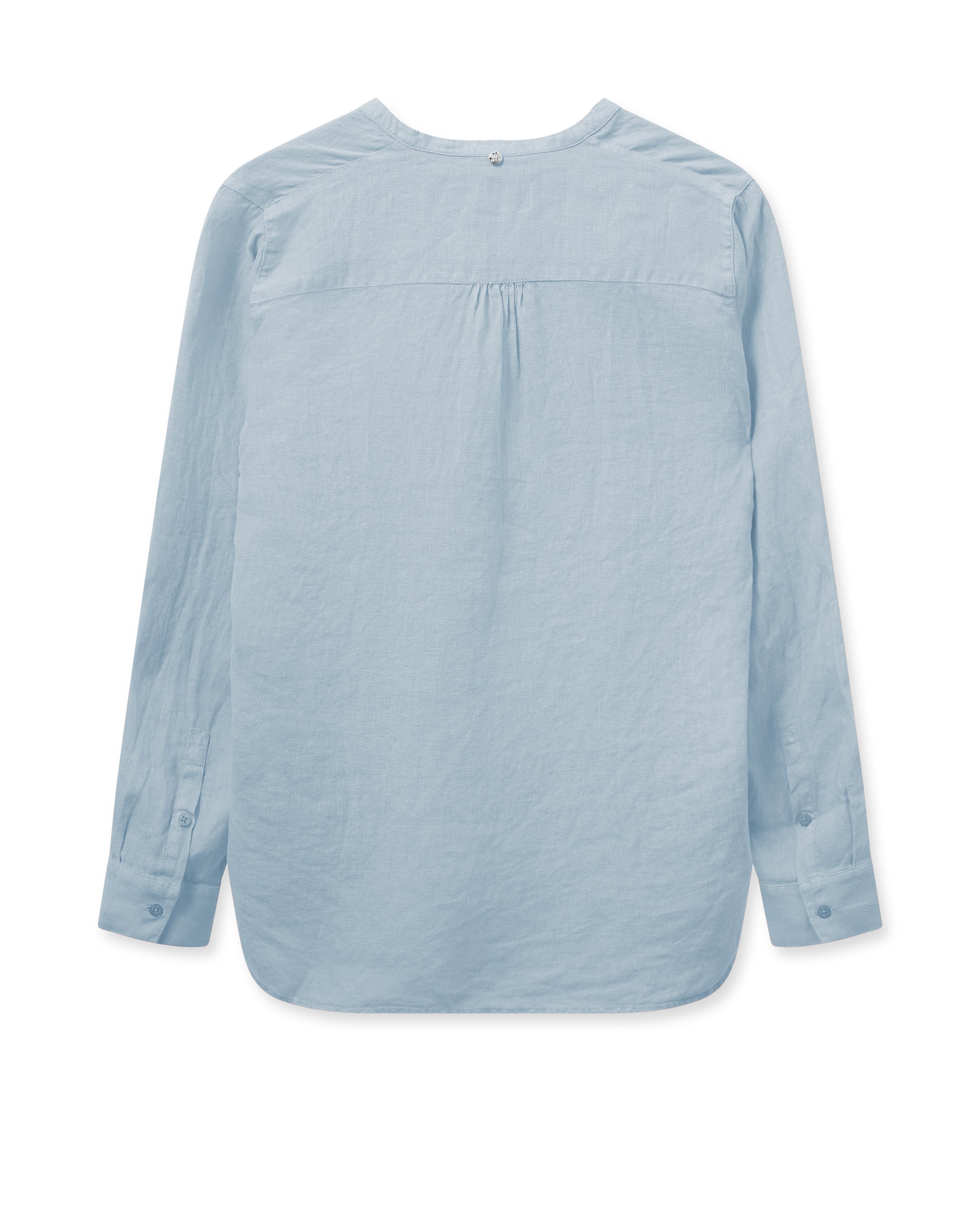 Mos Mosh Danna Linen Blouse - Cashmere Blue