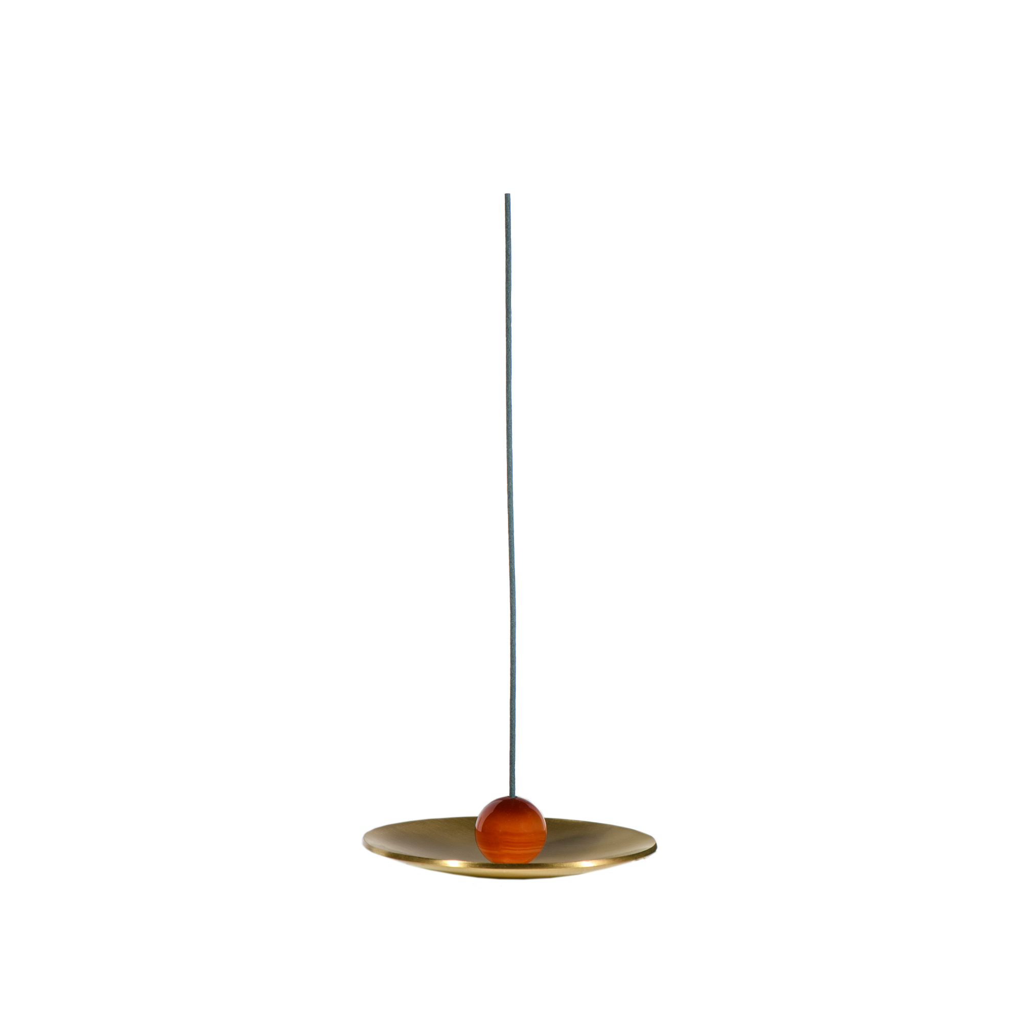 Mahō Hoseki Mari Incense Holder Set -  Carnelian