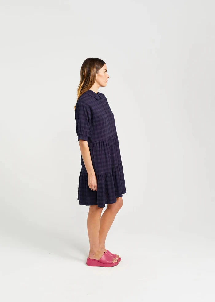 Thing Thing Nova  Dress - Blue Check