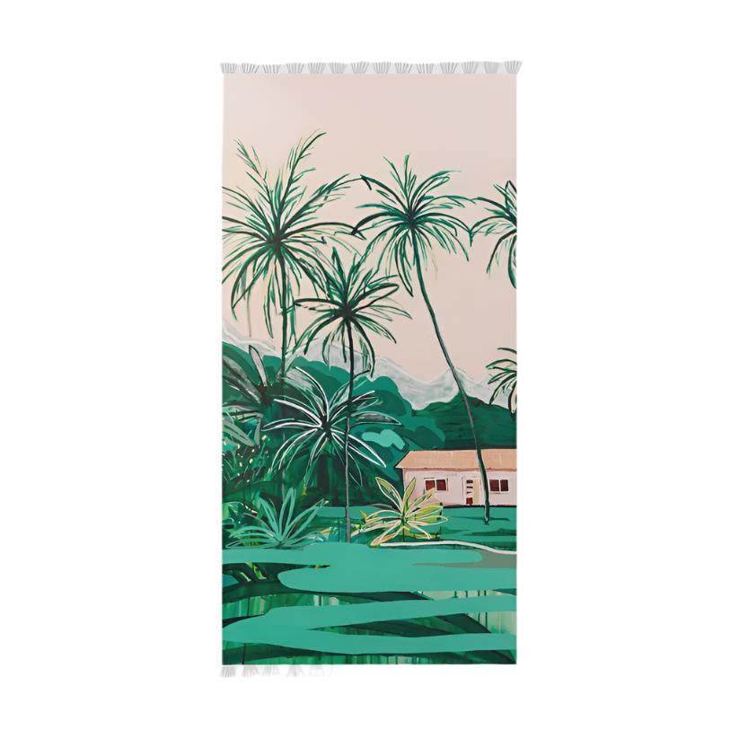 One Hour North Beach Towel - Island Treasure