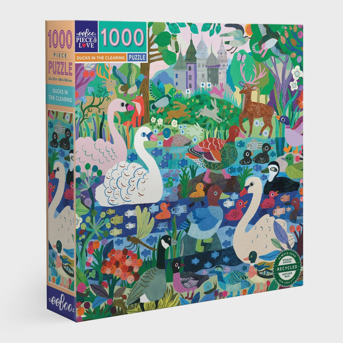 Eeboo Ducks in the Clearing Puzzle - 1000 pc