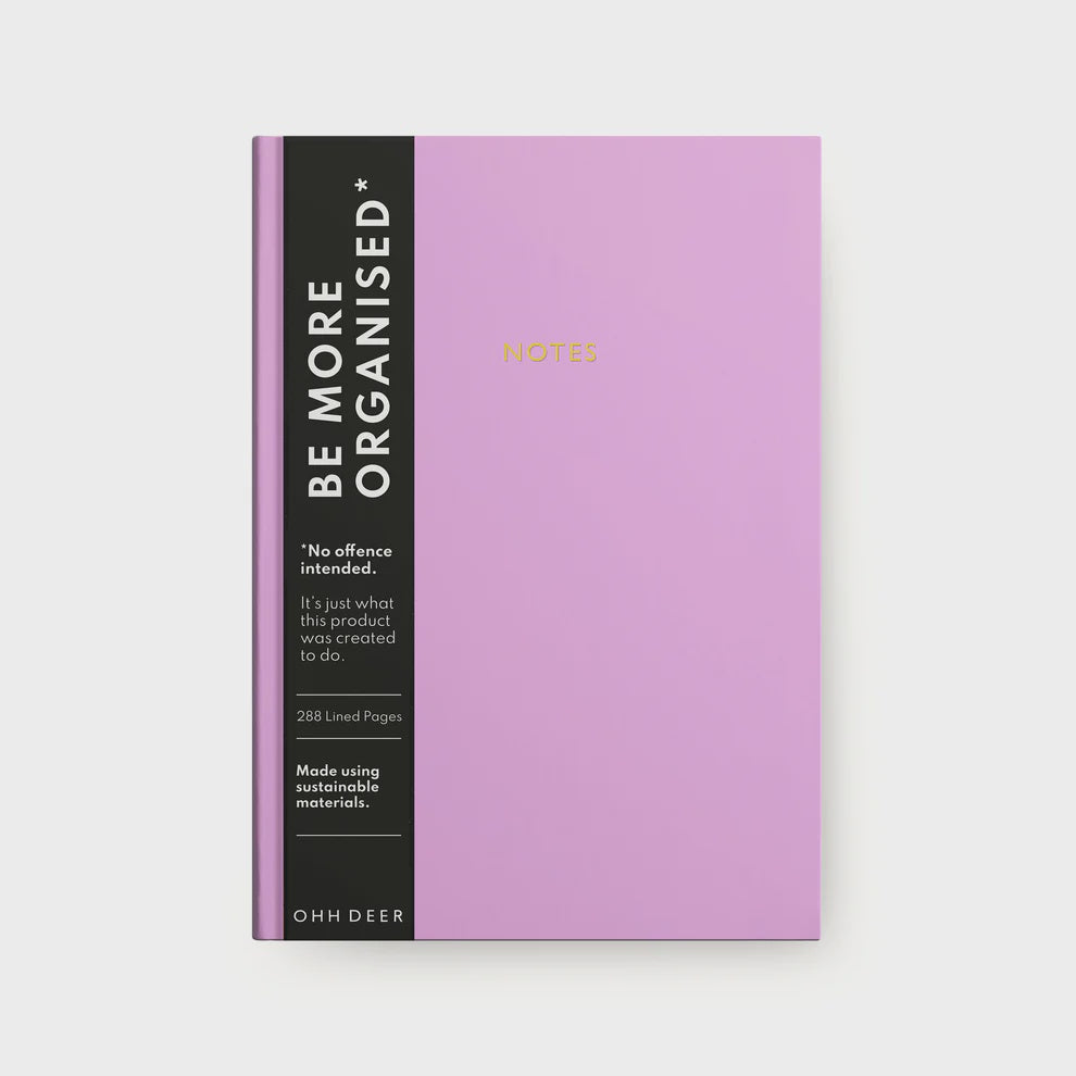 Ohh Deer A5  Journal Pastel Purple