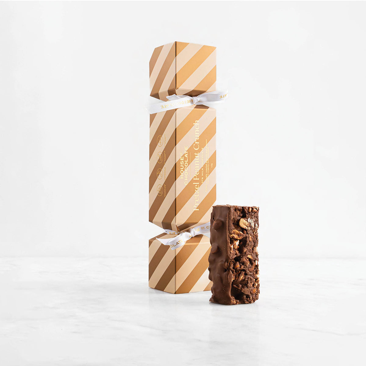 House of Chocolate Christmas Cracker - Pretzel Peanut Popcorn