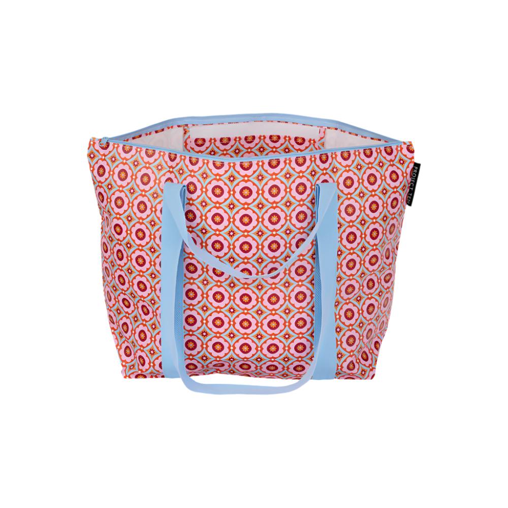 Project Ten Medium Zip Tote - Tile Print