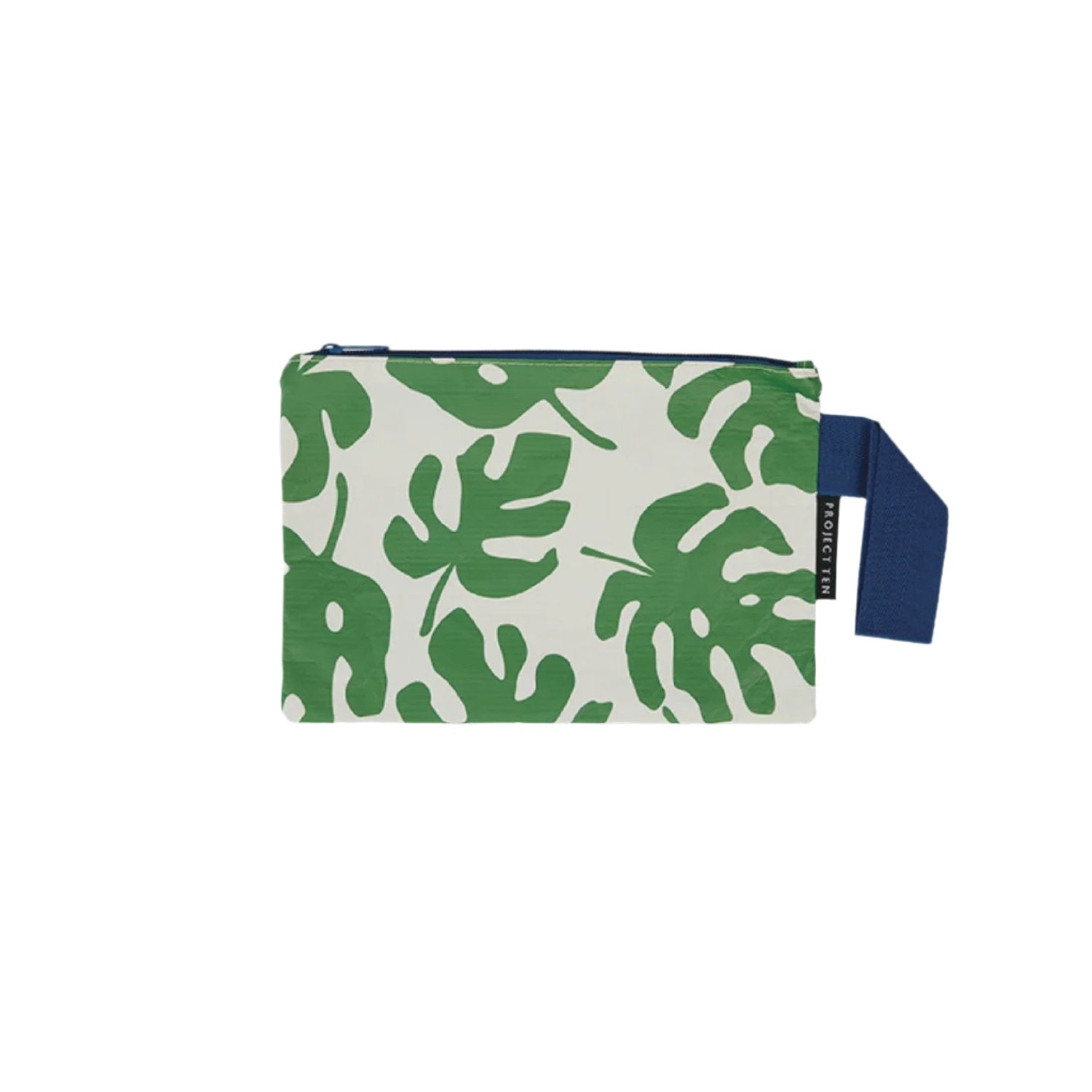 Project Ten Mini Zip Pouch - Monstera