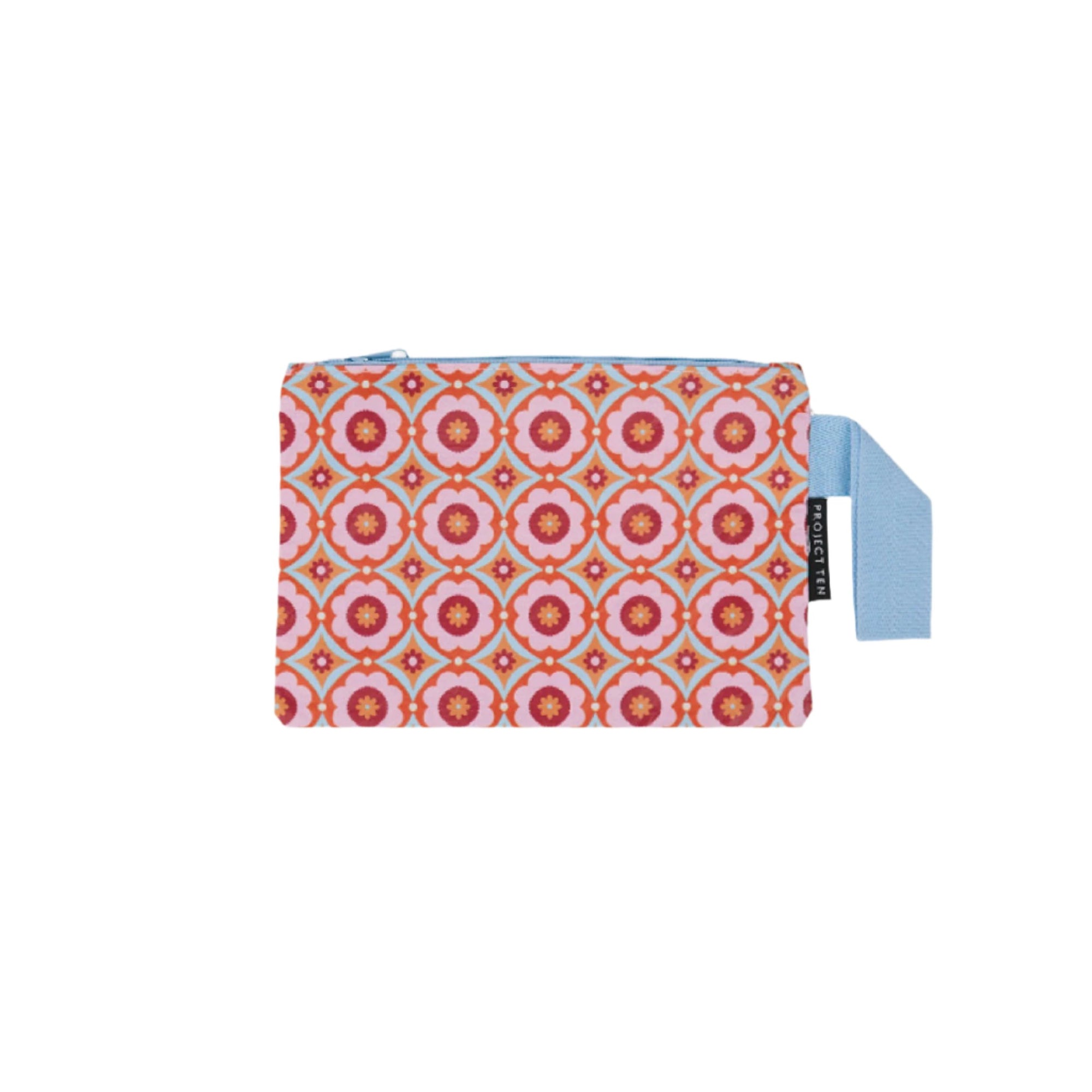 Project Ten Mini Zip Pouch - Tile Print