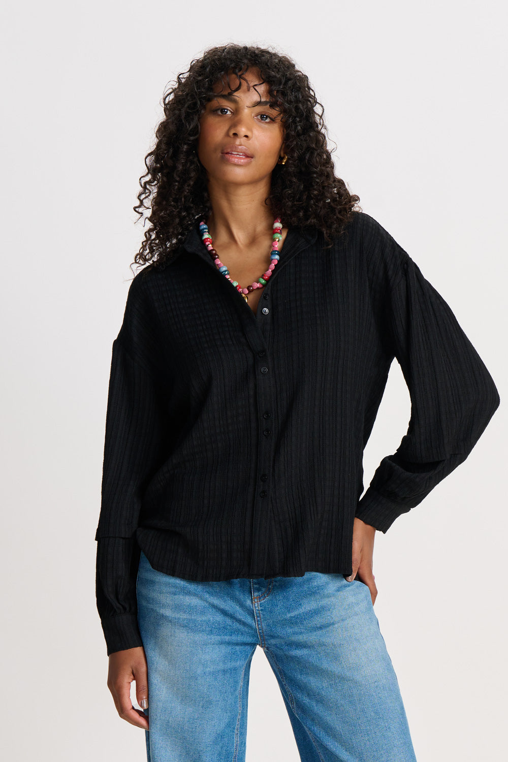 POM Blouse - Eternal Black