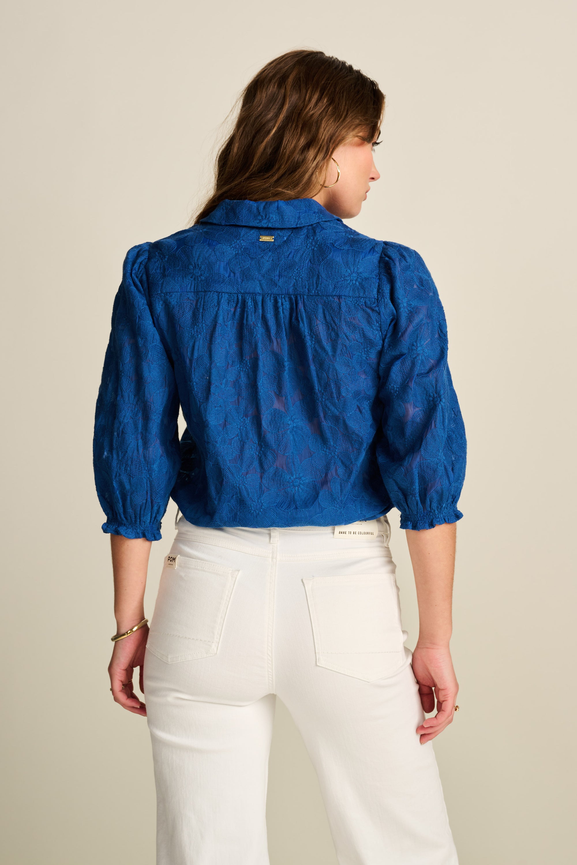 POM Blouse - Ink Blue