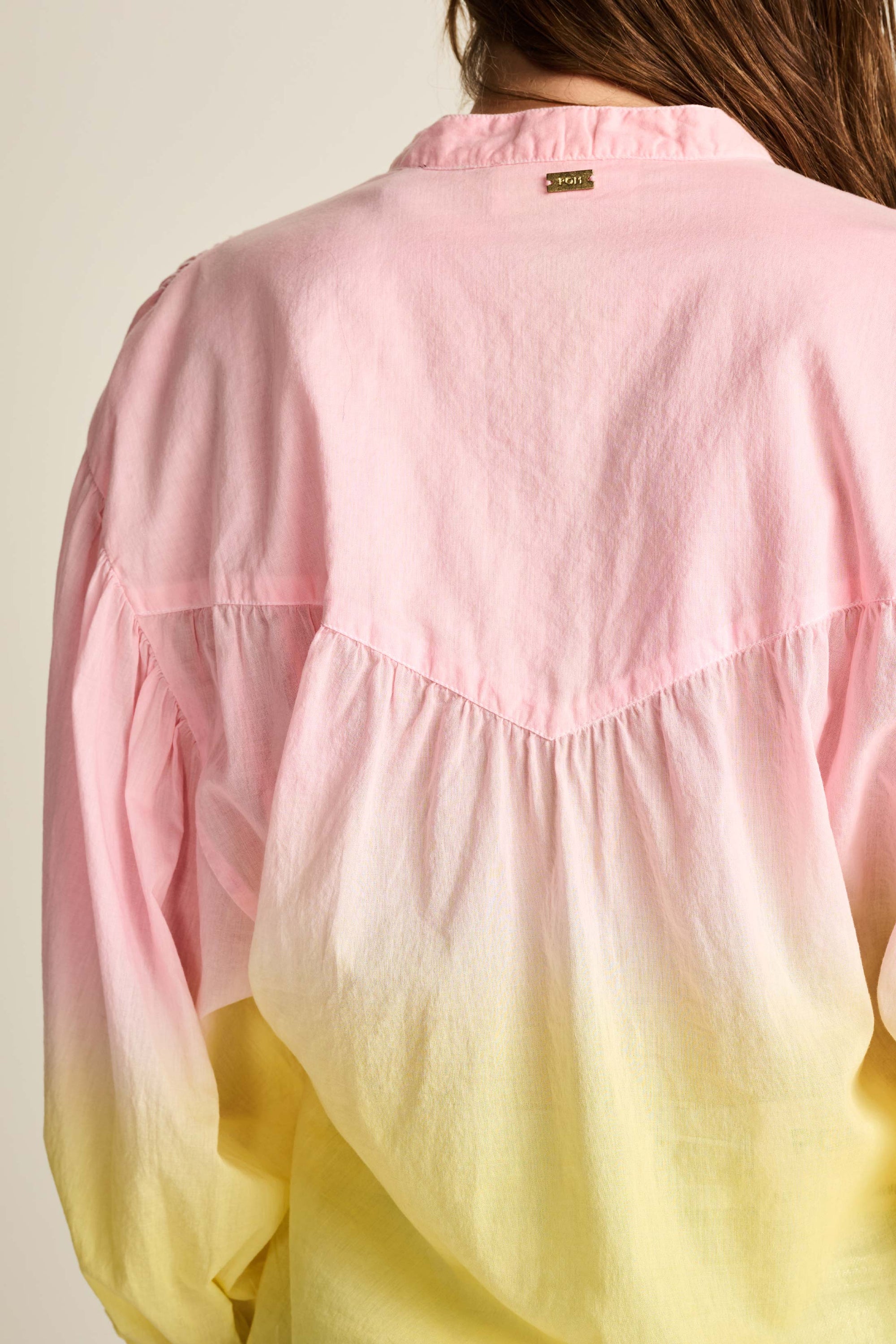 POM Blouse - Faded Blooming Pink