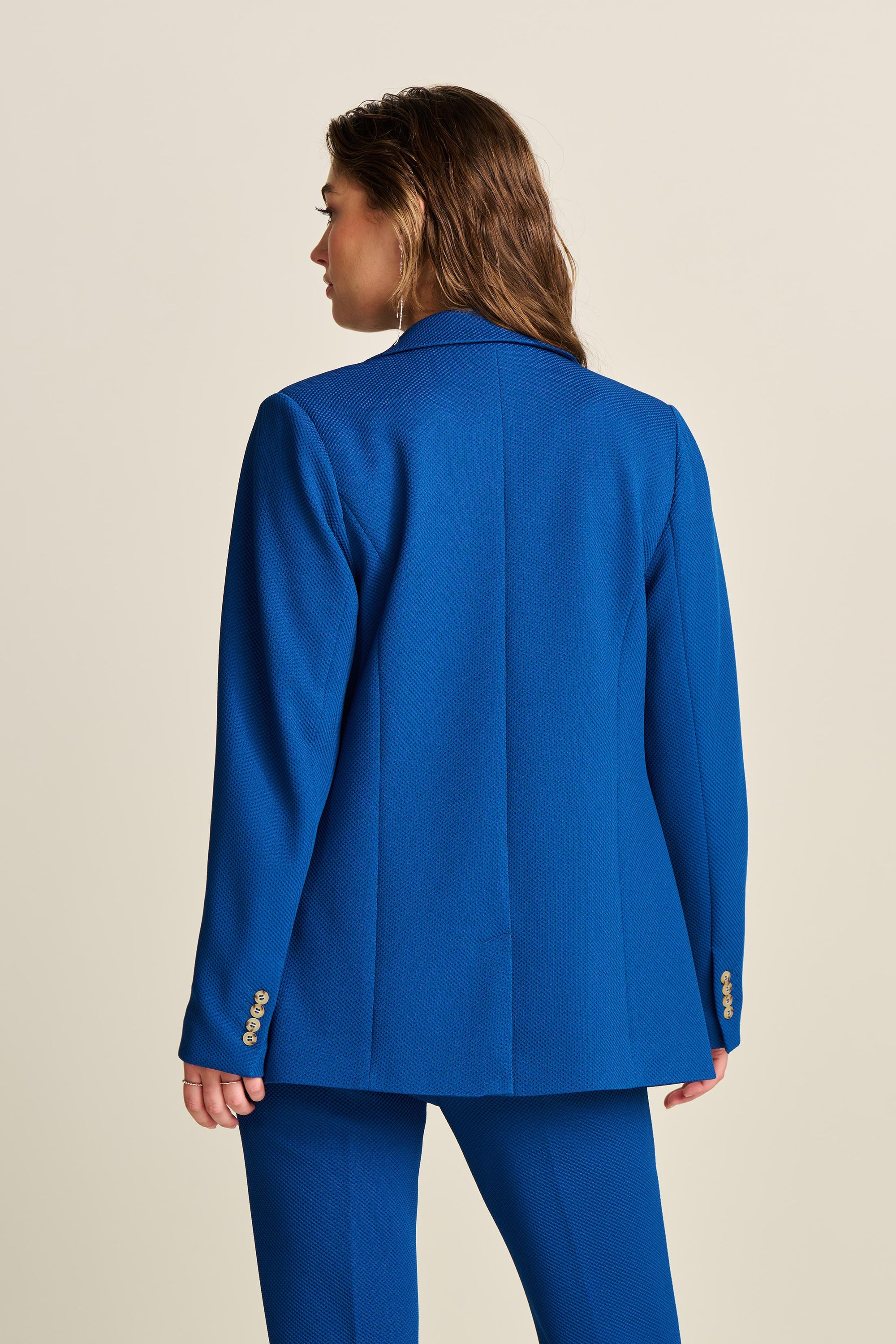 POM Blazer - Pique Ink Blue