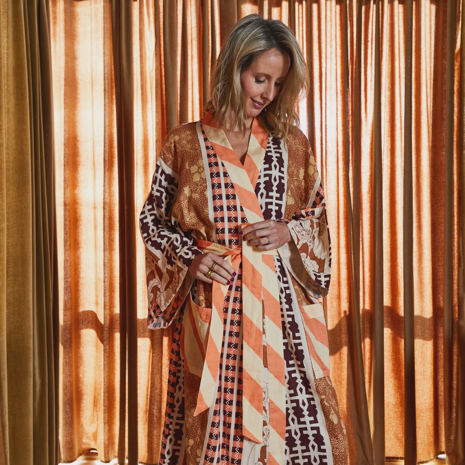 Sage and Clare Heena Cotton Robe