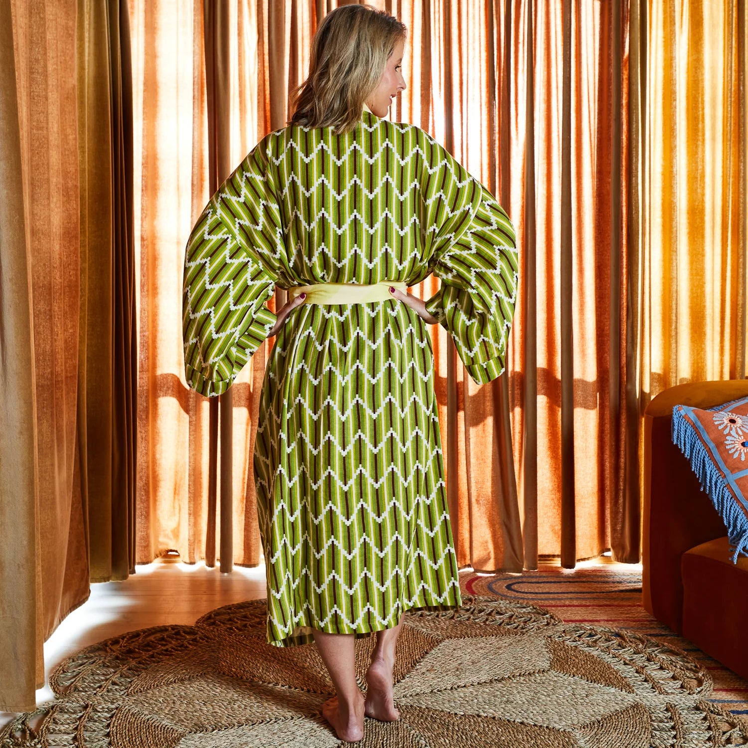 Sage and Clare Nisha Cotton Robe