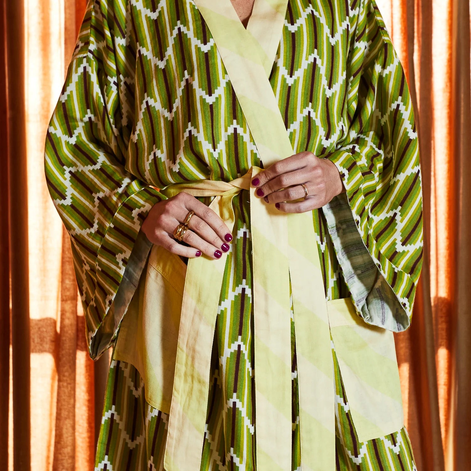 Sage and Clare Nisha Cotton Robe