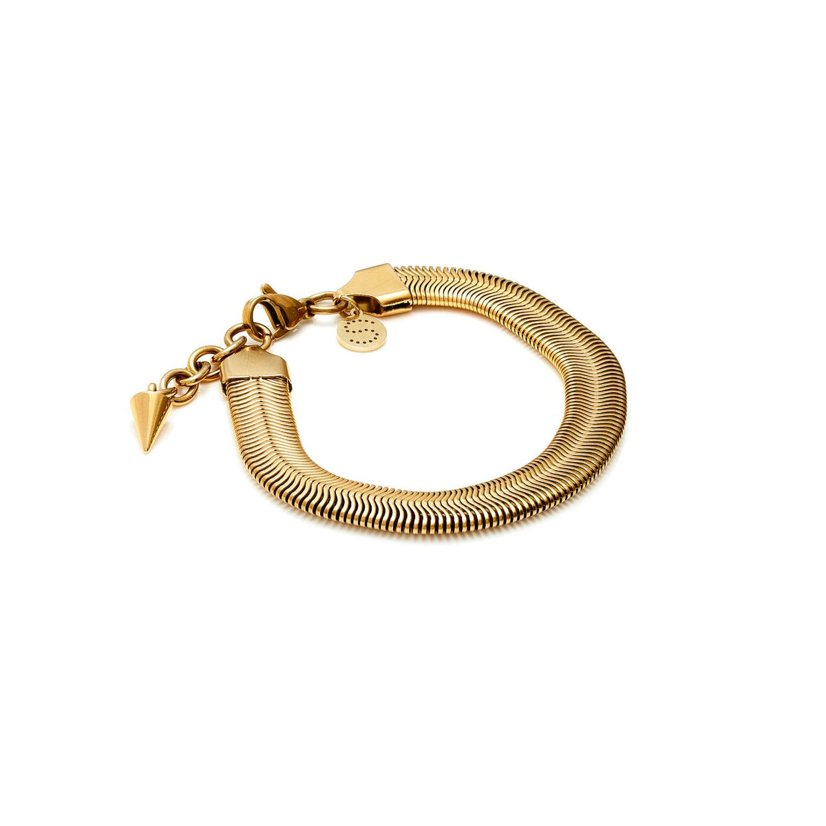 Silk &amp; Steel Sundowner Bracelet - Gold