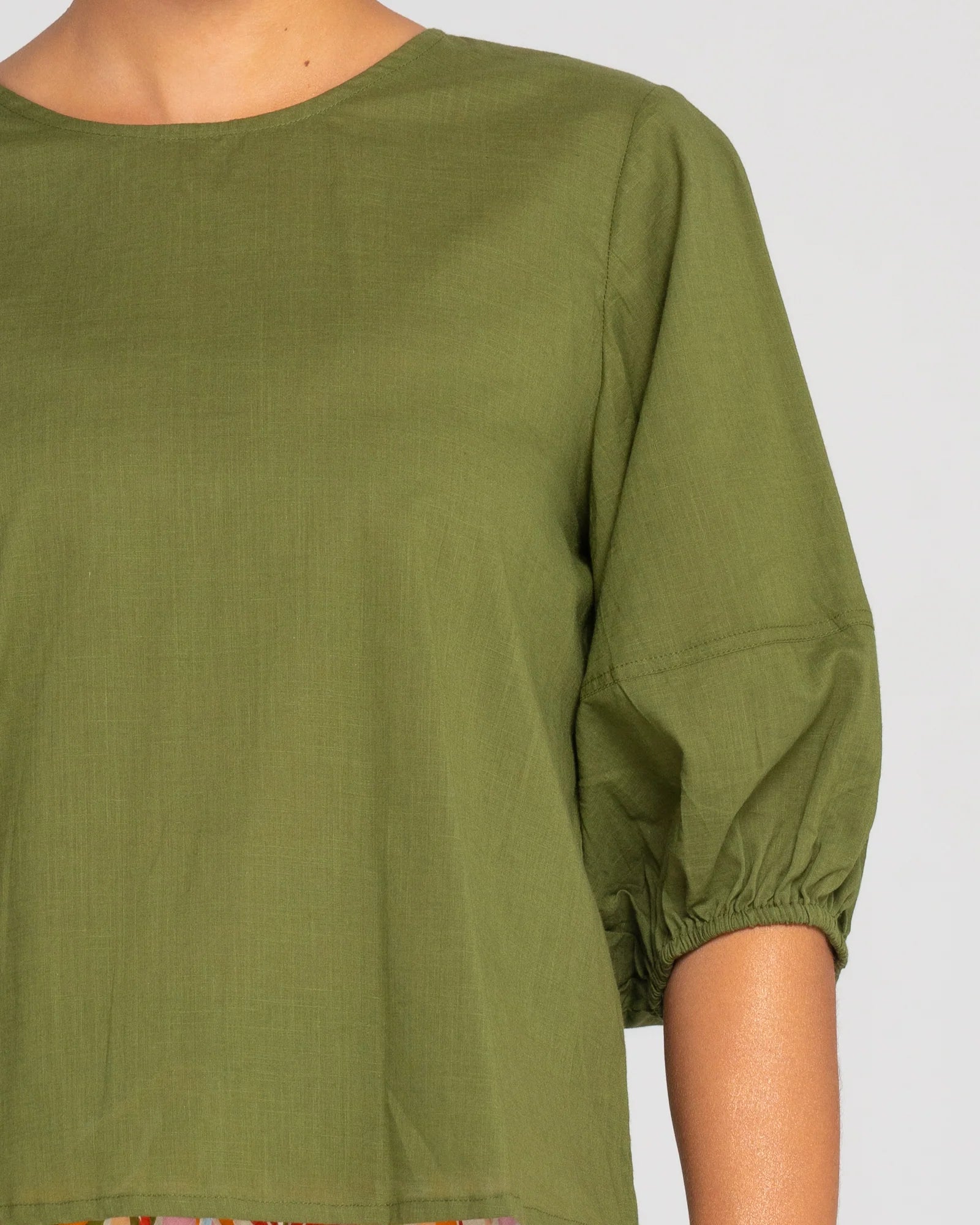 Boom Shankar Ava Top - Khaki