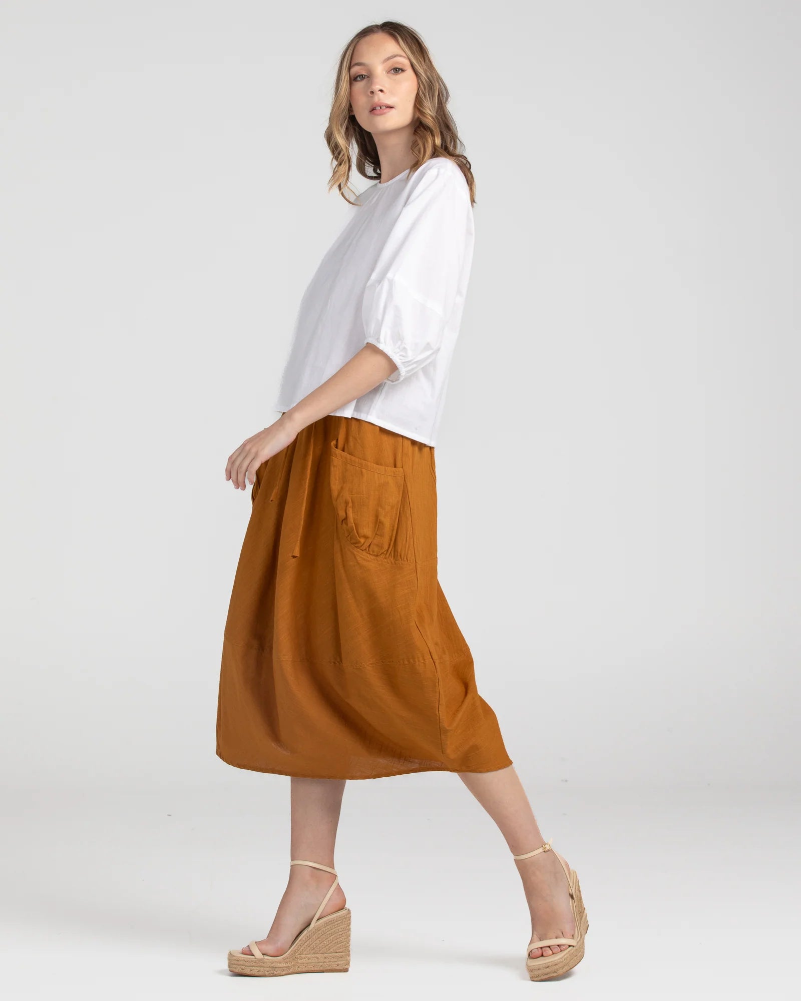 Boom Shankar Guru Skirt - Mustard