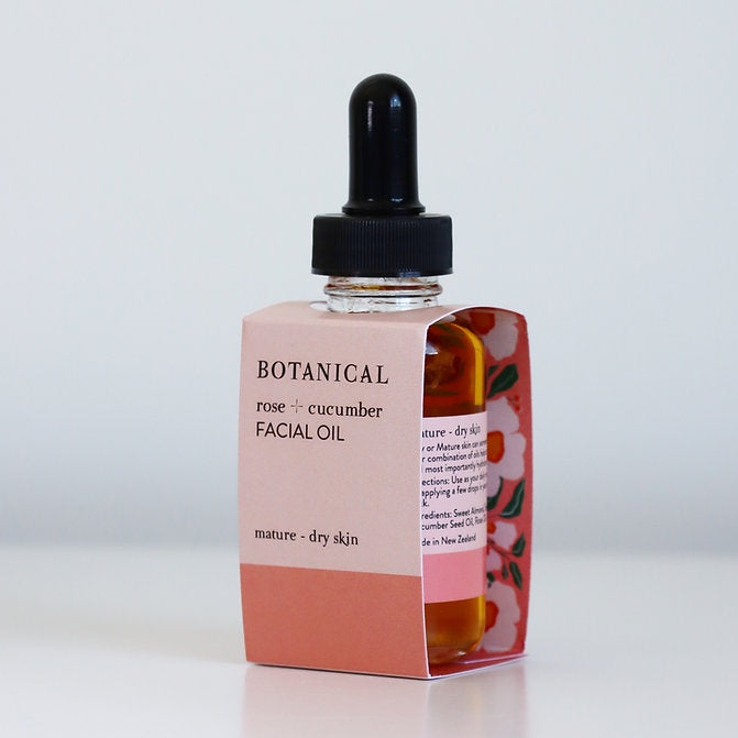 Botanical Facial Oil 50ml - Rose &amp; Cucumber