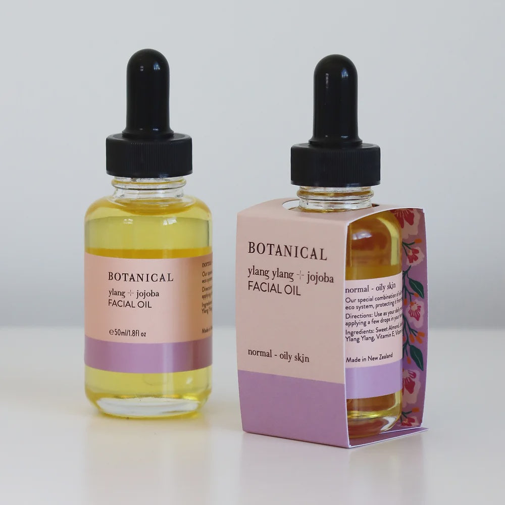 Botanical Facial Oil 50ml - Ylang Ylang &amp; Jojoba