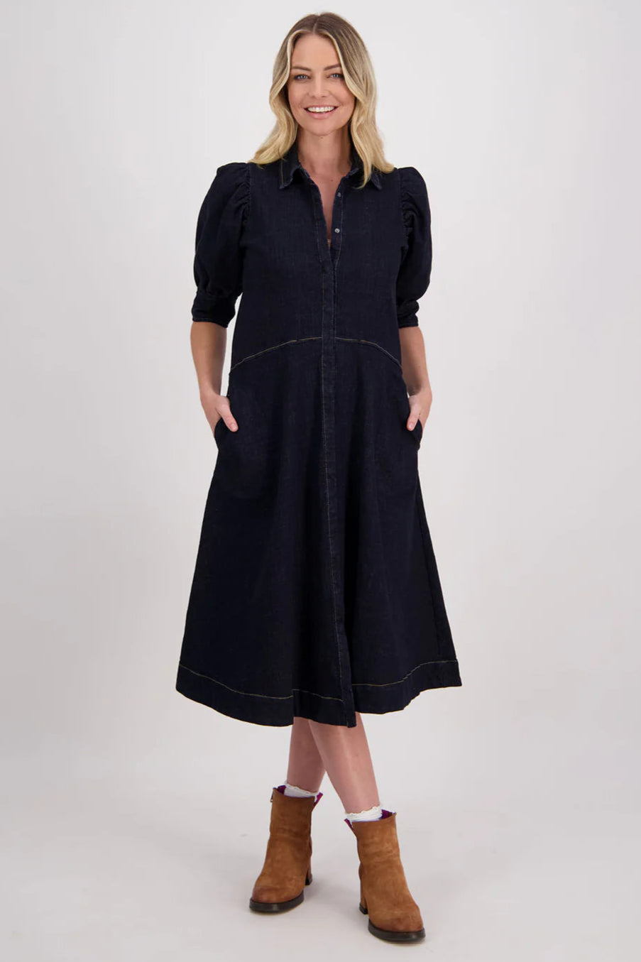 Briarwood Huxley Dress - Denim