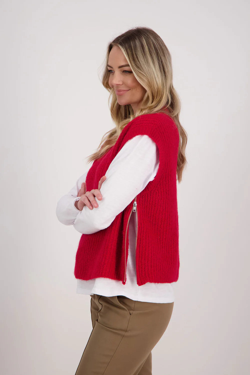 Briarwood Vickie Vest - Red