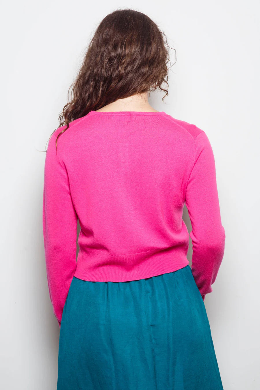 Dalston Ava Cardigan - Azalea