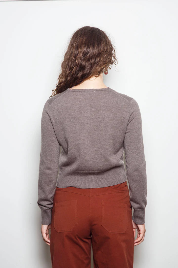 Dalston Ava Cardigan - Mocha