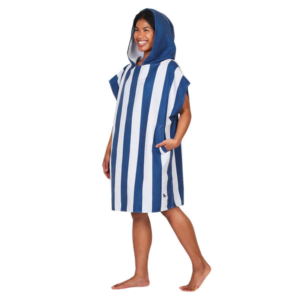 Dock & Bay Poncho Adult - Whitsunday Blue