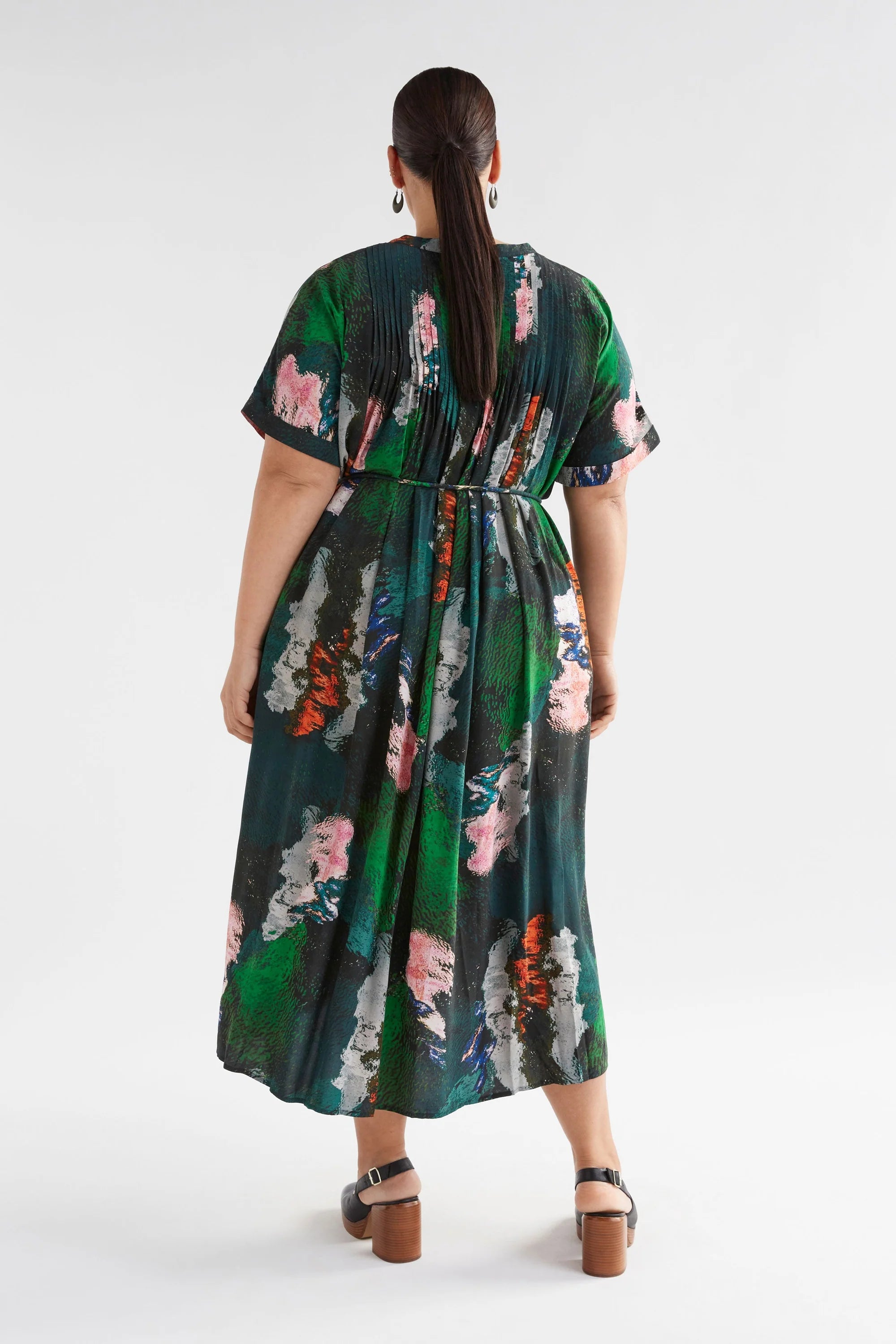 Elk Malo Shirt Dress - Reflections Print