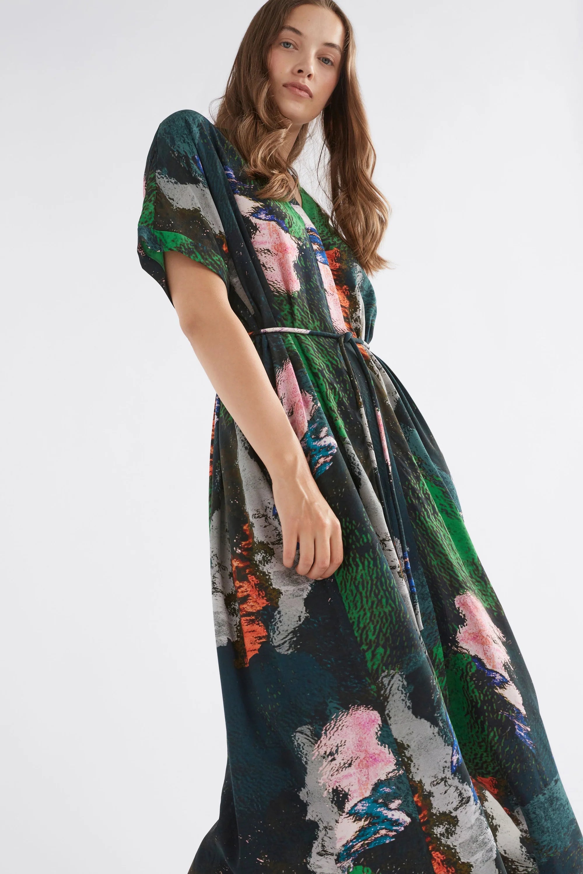 Elk Malo Shirt Dress - Reflections Print