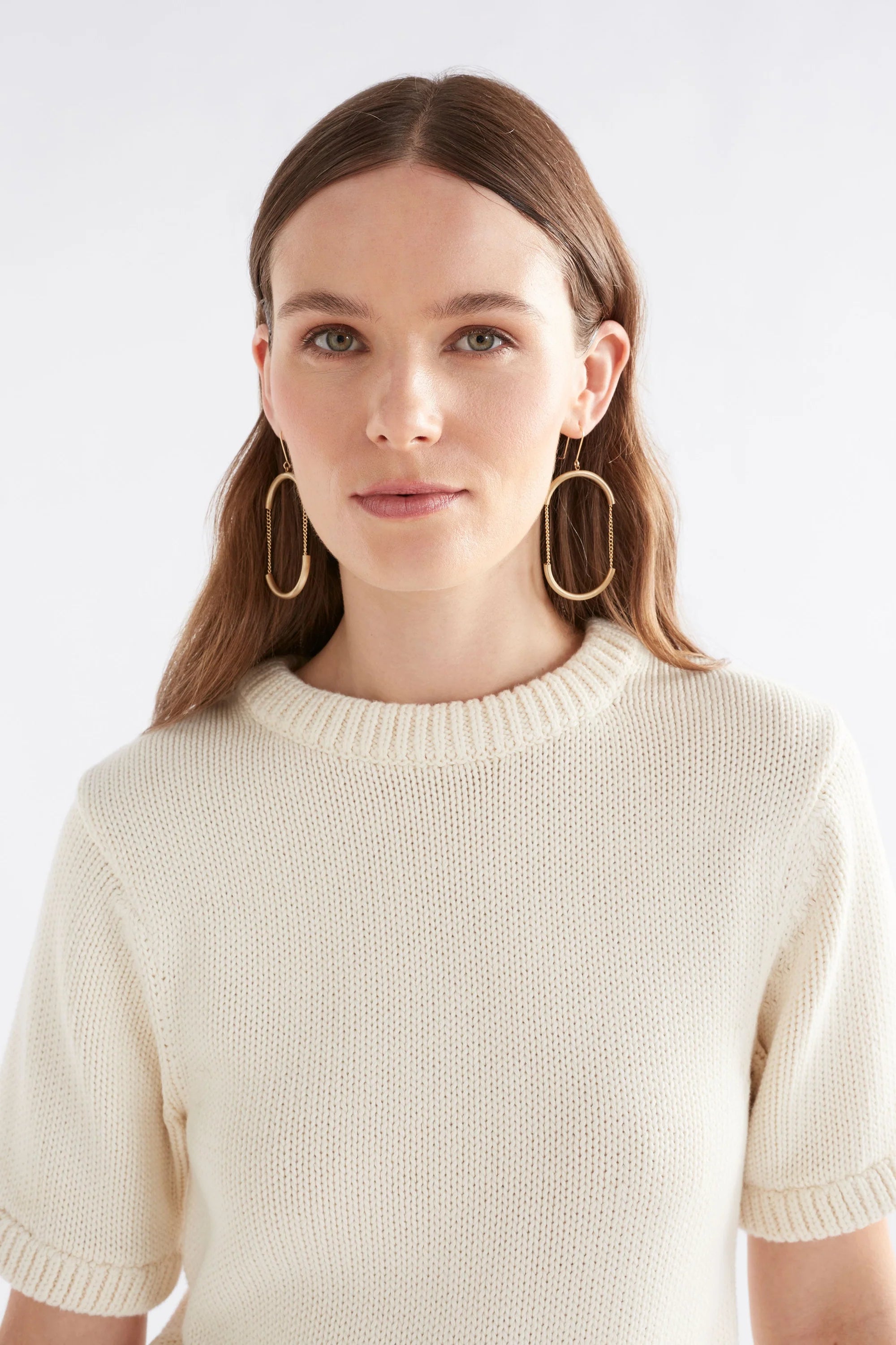 Elk Luft Knit Top - Off White